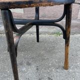 Rare Viennese bistro chair curved wood 1900