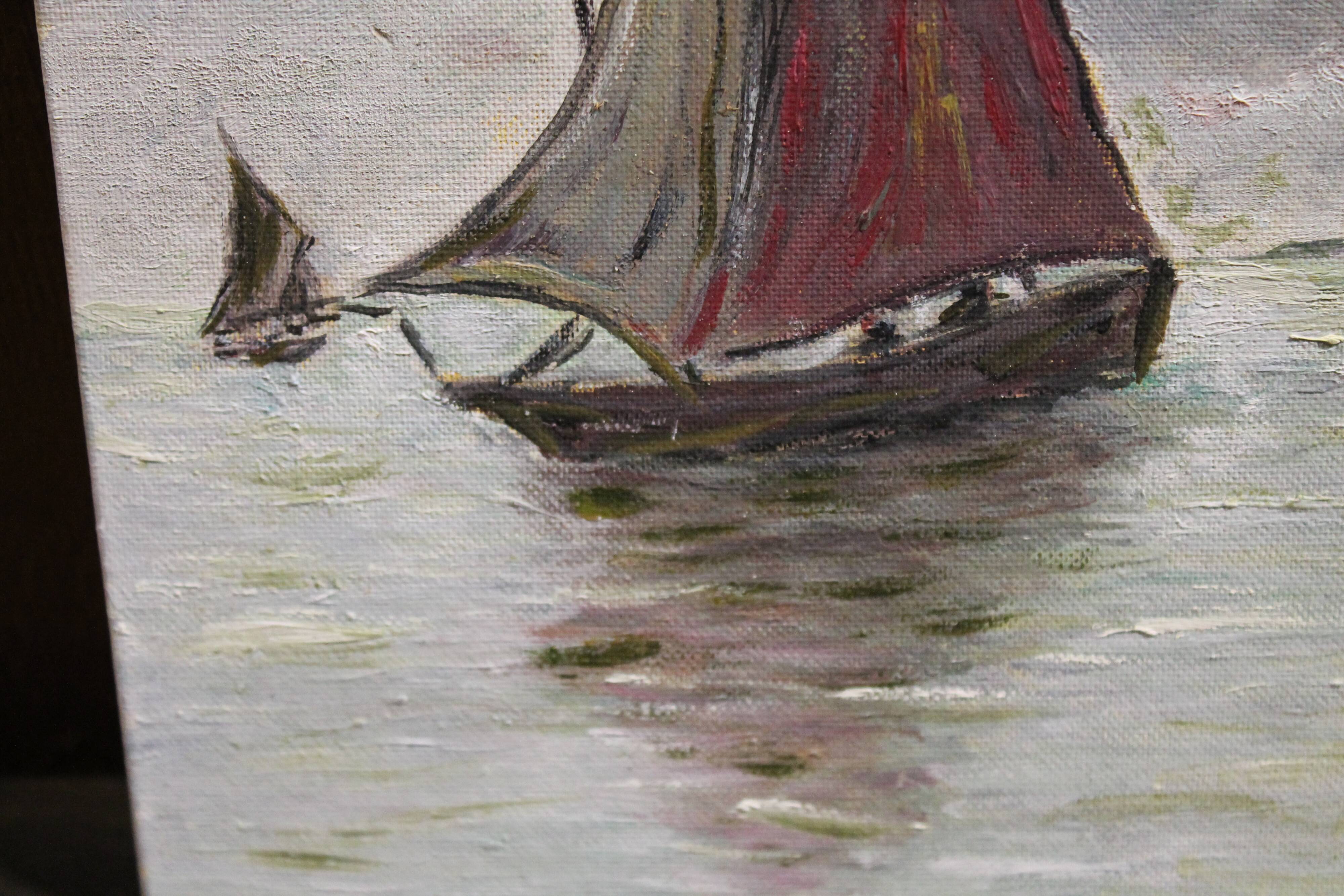 Peinture maritime à l'huile
