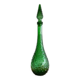 Empoli green glass bottle