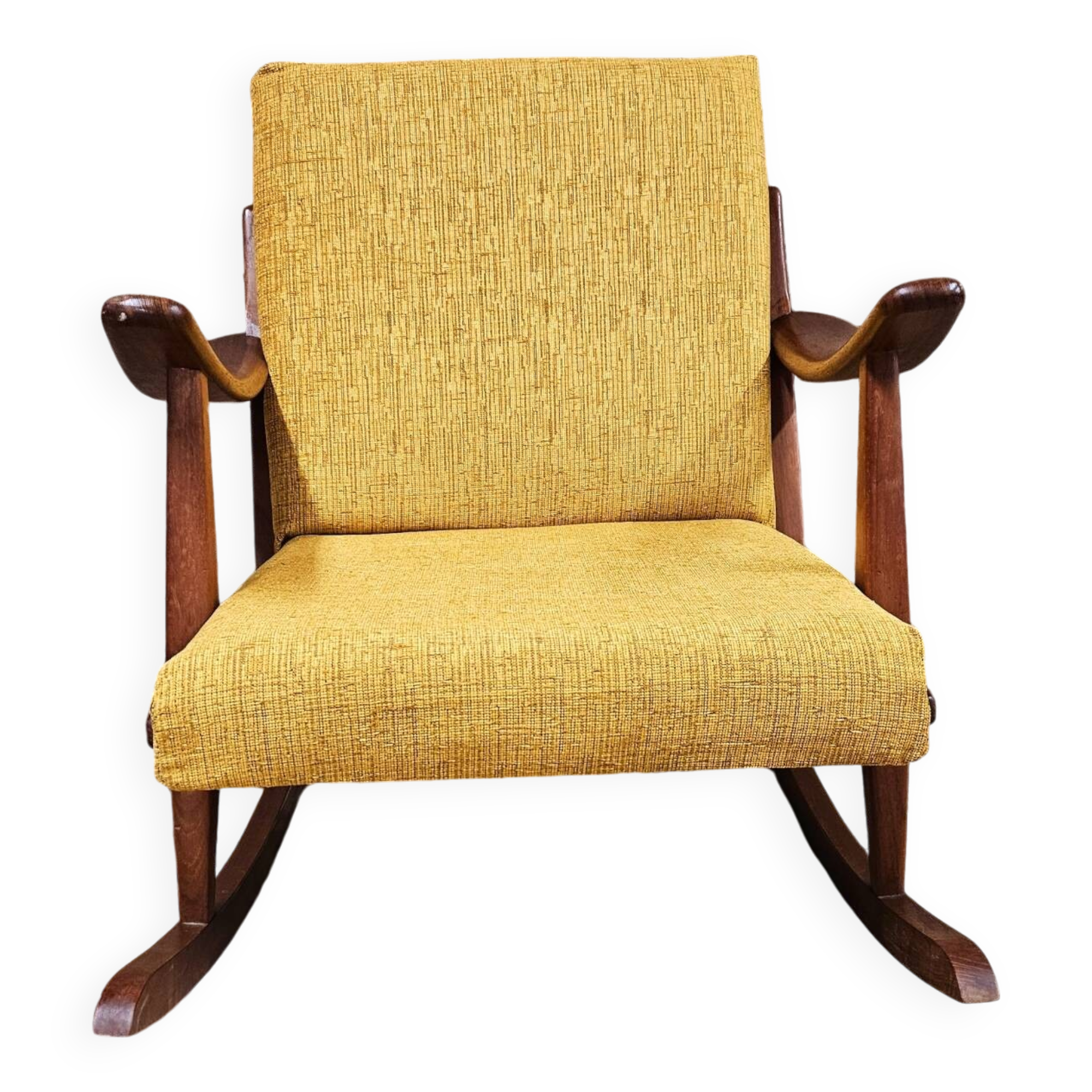 Danish teak rocking chair 1960