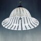 Vintage white Murano glass suspension, Italy, 1970s.