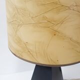 Black pyramid table lamp from the 70s