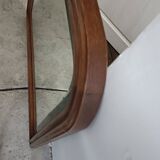 Beveled mirror in solid wood
