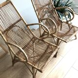 Fauteuils en rotin