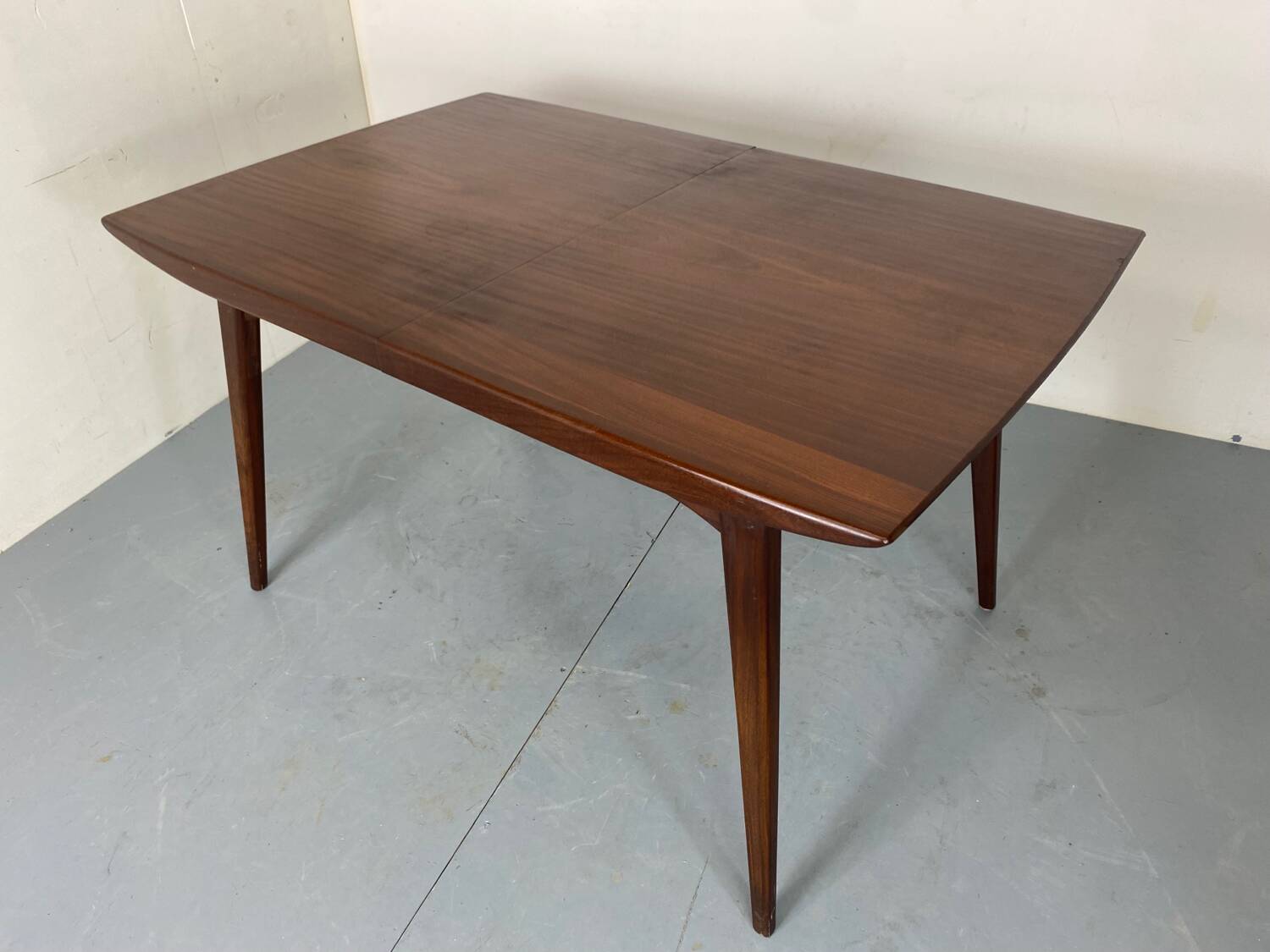 Scandinavian Style Mid Century Teak extendable Dining Table by Louis Van Teeffelen for Wébé, 1950s