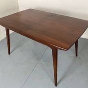 Table à manger extensible vintage de style scandinave en teck par Louis Van Teeffelen pour Wébé, 1950s