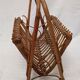 Rattan magazine rack