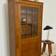 Small vintage art deco oak bookcase