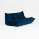 Canapé trois places Togo en tissu bleu foncé par Michel Ducaroy pour Ligne Roset