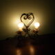 Real wrought iron wall sconce assembled and uns welded, porcelain and brass sleeves -1930/40