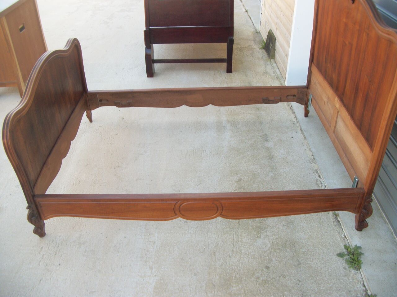 Louis XV style bed