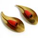 Two original Mid Century Modern brass sconces