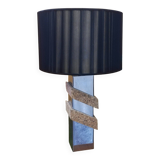Chrome and cork lamp from the 70s