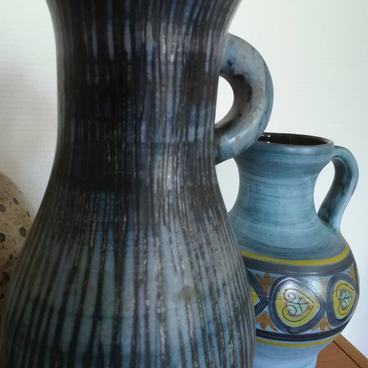 Ceramic vase by Jean De Lespinasse, model F2, France, 1960s