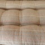 Tubular metal bench from the 80s