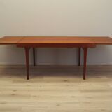 Teak table, Danish design, 1970s, production: Denmark