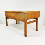 Table d'appoint avec tiroirs, Danemark, années 1960