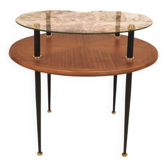 Modernist round side table, Italy, 1950
