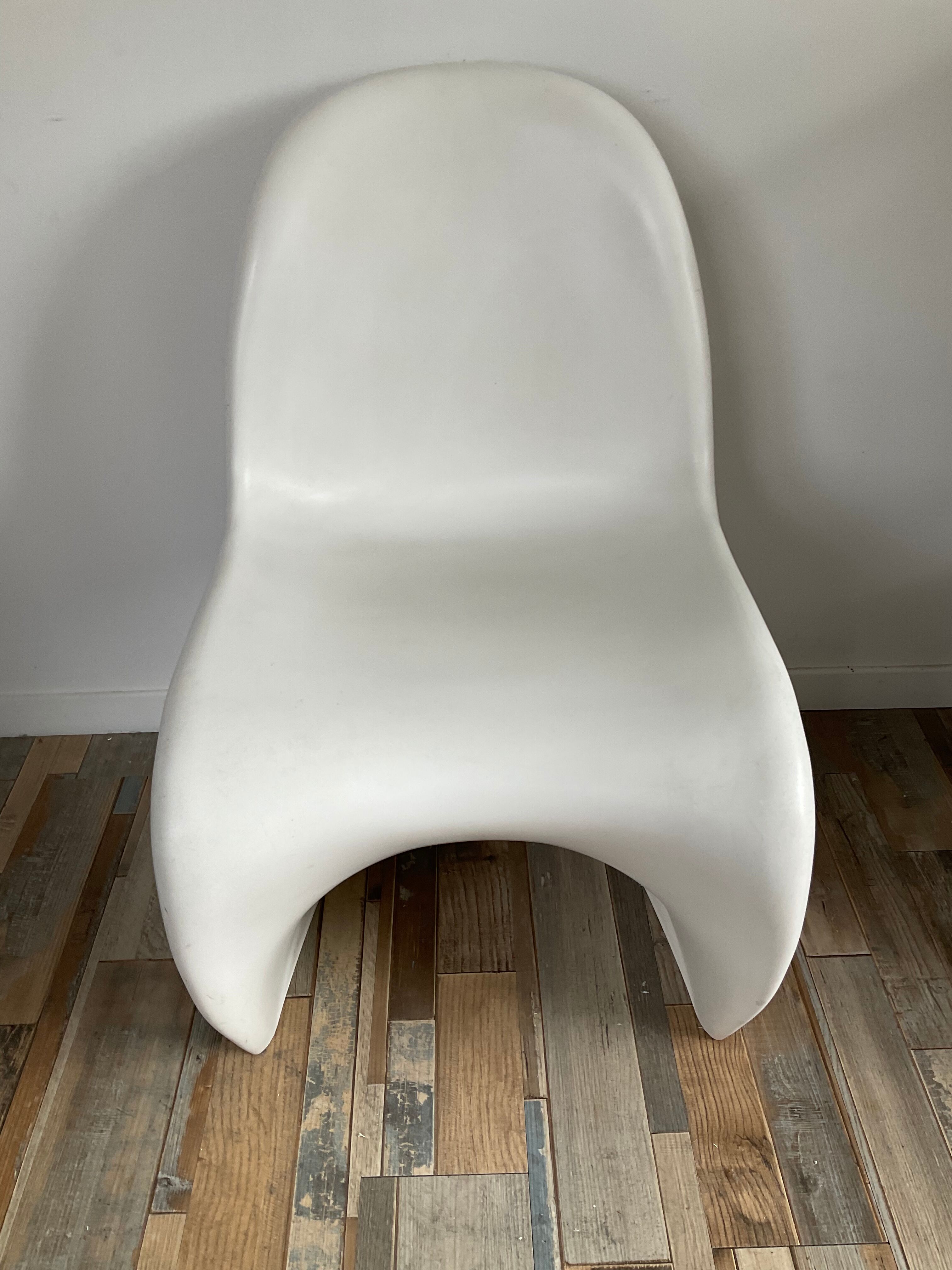 Series of 6 Verner Panton chairs for Vitra