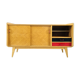Sideboard oak feet compass 1960