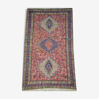 Kilim Soumak, Azerbaïdjan Iranien, 112 cm x 203 cm, noué main vers 1970