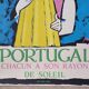 Old poster In Portugal 1954