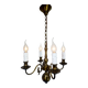 4-light Dutch chandelier