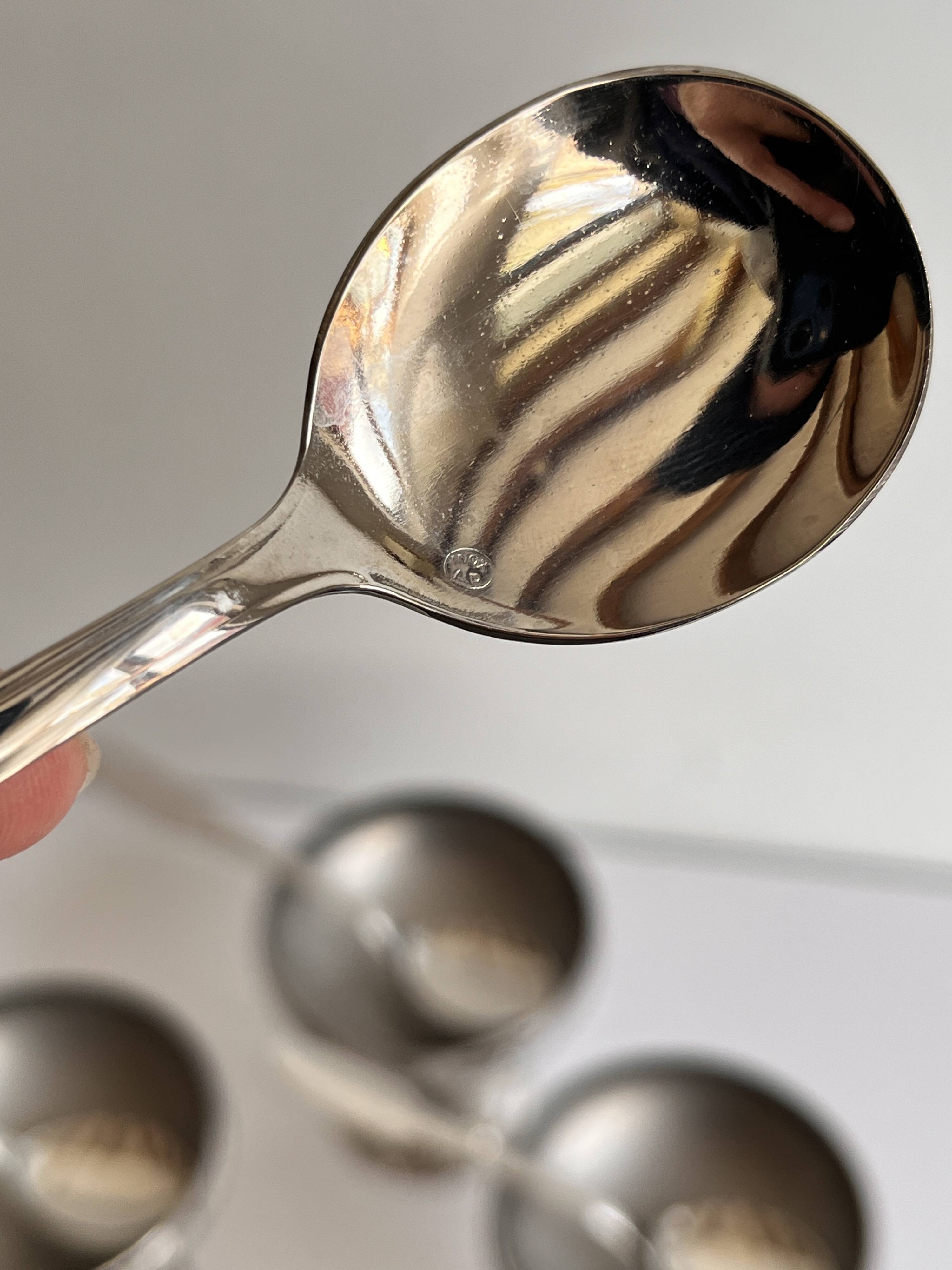 Stainless steel ice cream bowls Letang & Rémy