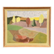 Original Swedish Oil on Panel – “Trees and Fields” by Carl‑Einar Andersson (1925–1975) – 1959 – Vintage & Framed – 53 × 44.5cm (20.9"×17.5")