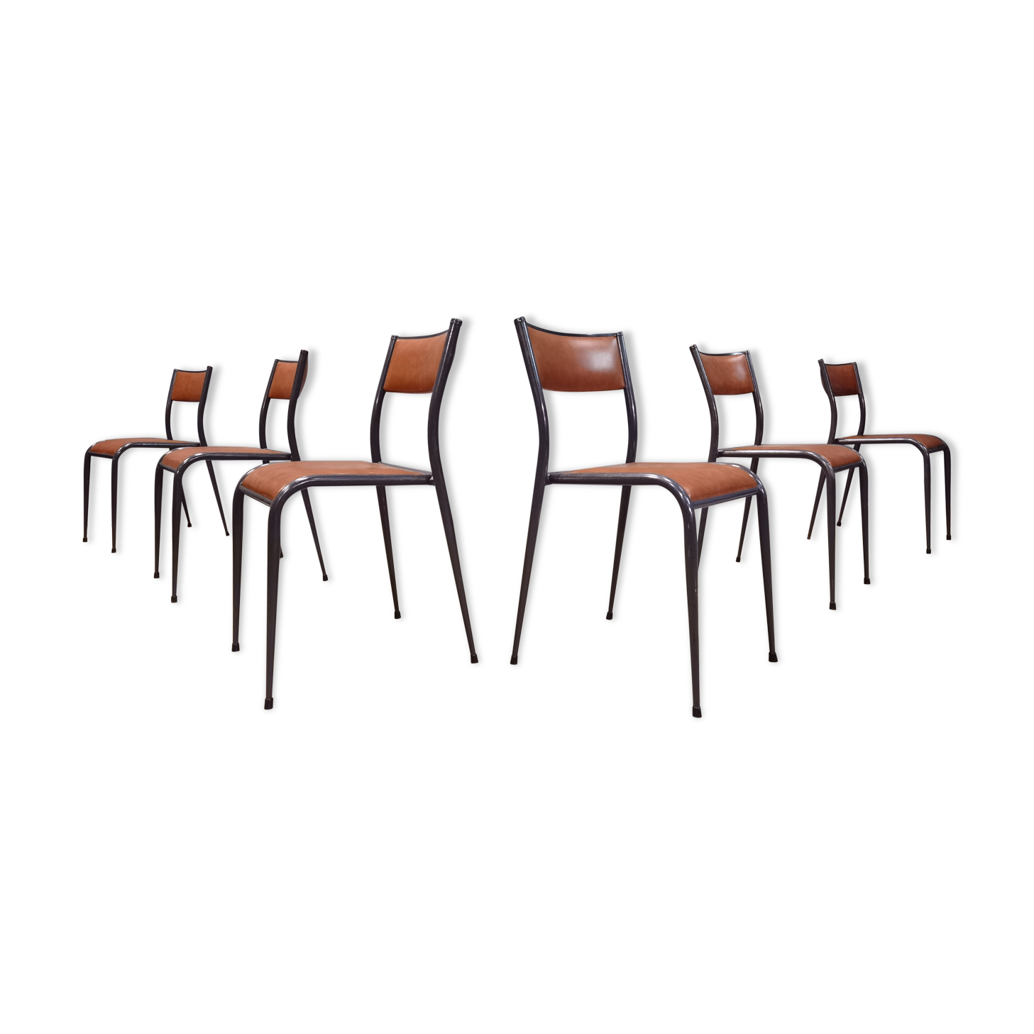 Set of 6 Mullca chairs 510 feet compass