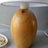 Pair of pine lamps, 80s