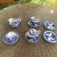 Porcelain tea set with dragon or cherry blossom motif