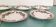 Set of 8 ancient porcelain saucers from Limoges a. Lanternier - cie