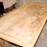 Table de ferme béton ciré