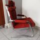 70s velvet armchair