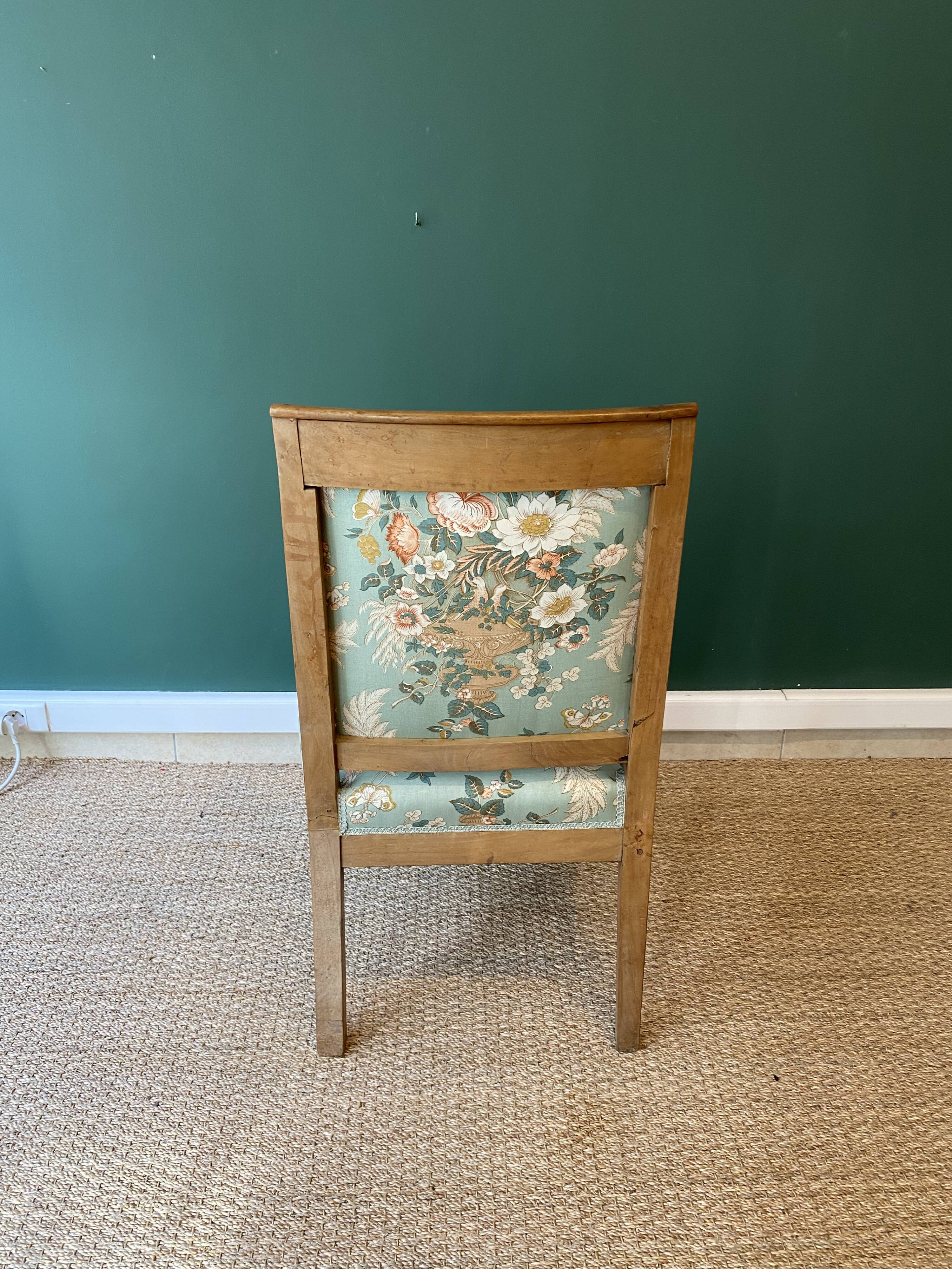 Suite of three antique armchairs