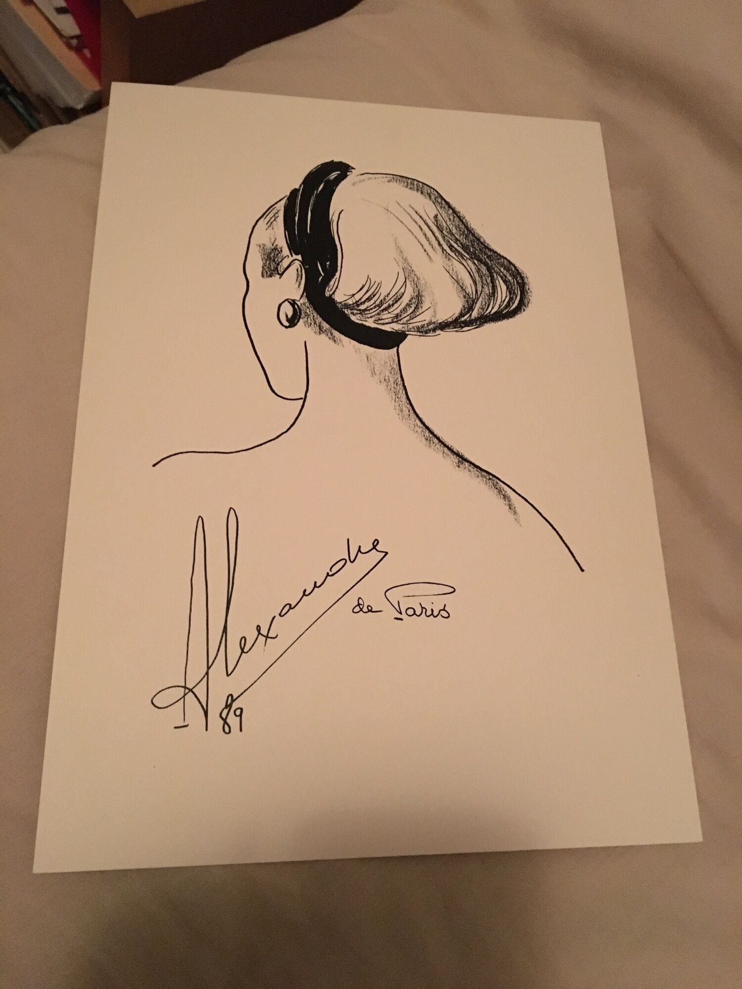 Press fashion illustration Alexandre de Paris