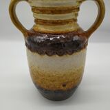 Seventies vintage handle vase