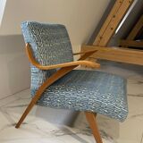 Set of chairs by Frantisek Jirak with table