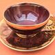 1960s Ceramic Breakfast Cup / Saucer in the Vallauris Style