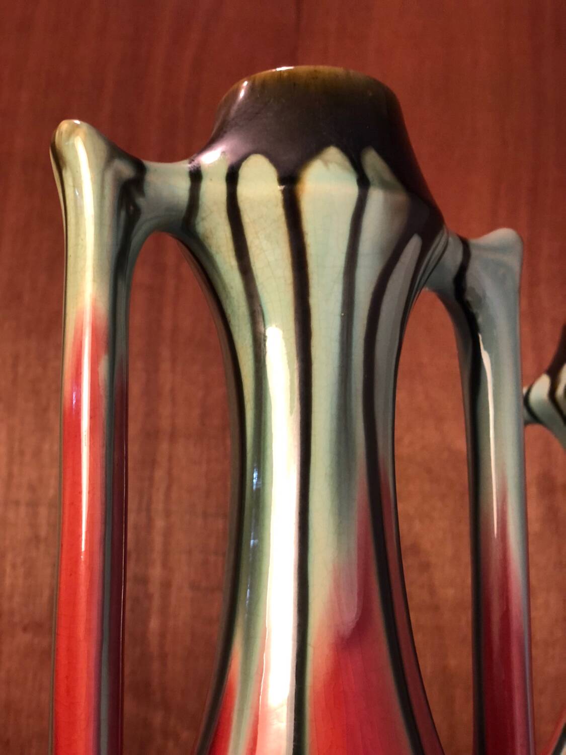 Pair of Art Nouveau ceramic vases