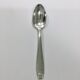12 art deco mocha spoons made of silver metal