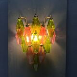 Murano Glass Poliedri Sconces, Italy, 1980s - Set of 2