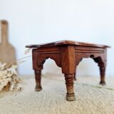 Antique stool bench carved Louvre stores
