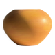 Orange ball vase from the 90s, H15 D20