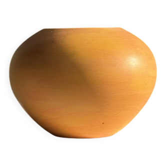 Orange ball vase from the 90s, H15 D20