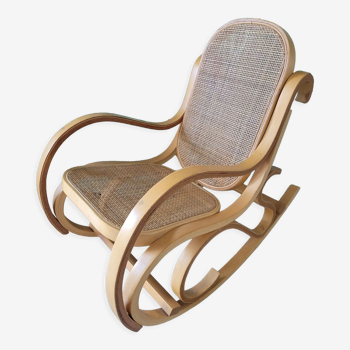 Rocking-chair enfant cannage