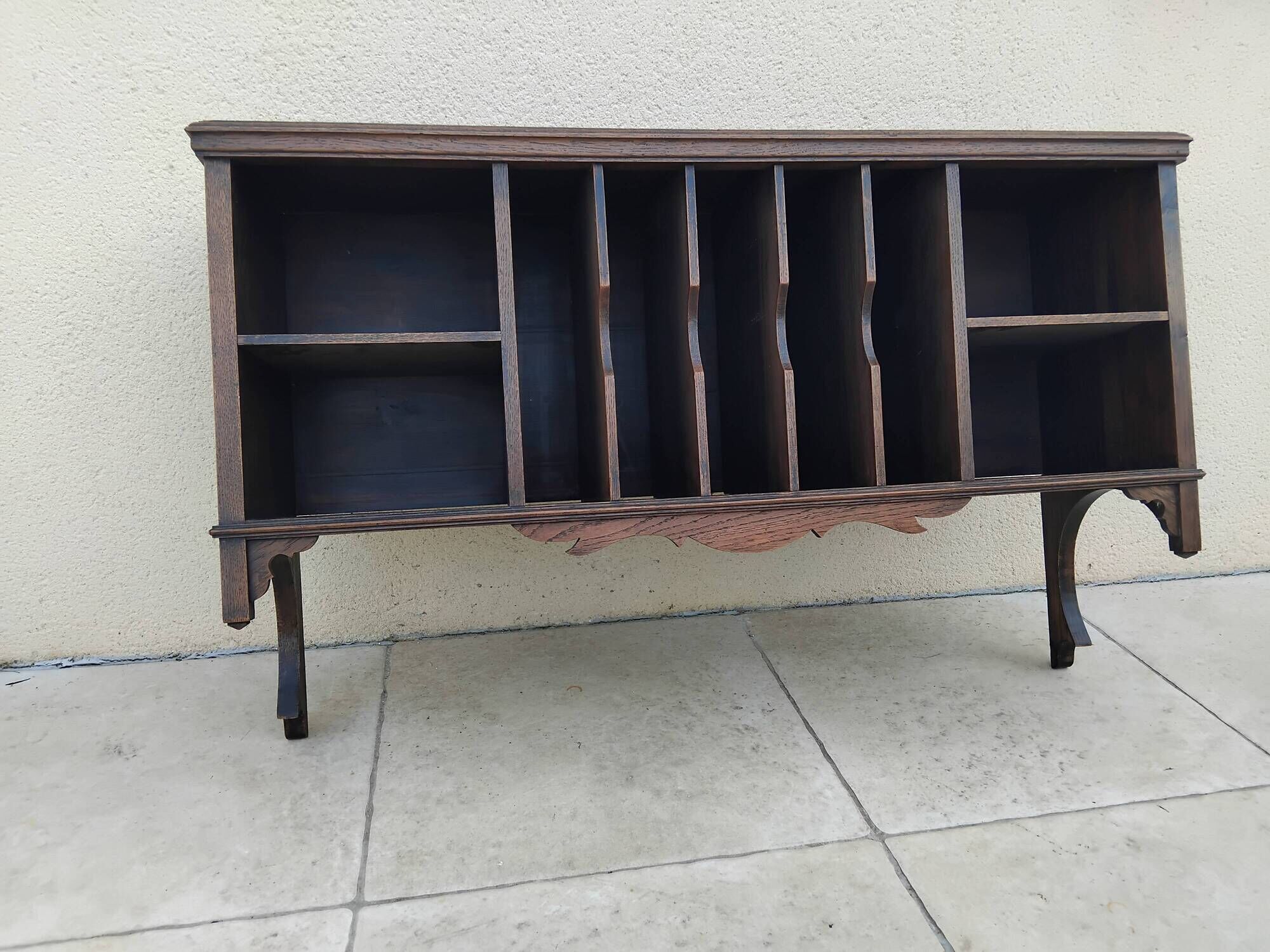 Old record player storage secretary