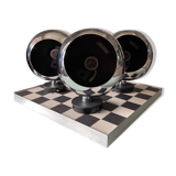 Globes space age chrome Erco 1970