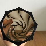 Smoked glass vase
